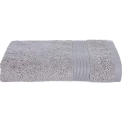 Serviette De Toilette|Atmosphera Créateur D'Intérieur Drap de douche Essentiel - coton 450 gr/m² - gris taupe 70x130 cm - Atmosphera