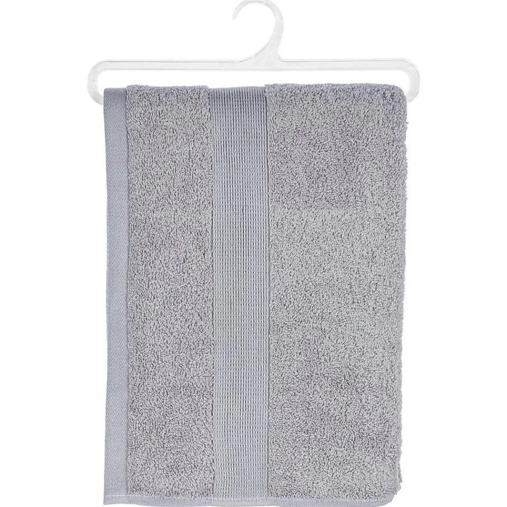 Serviette De Toilette|Atmosphera Créateur D'Intérieur Drap de douche Essentiel - coton 450 gr/m² - gris taupe 70x130 cm - Atmosphera