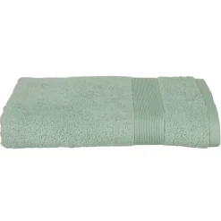 Serviette De Toilette|Atmosphera Créateur D'Intérieur Drap de douche Essentiel - coton 450 gr/m² - vert céladon 70x130 cm - Atmosphera