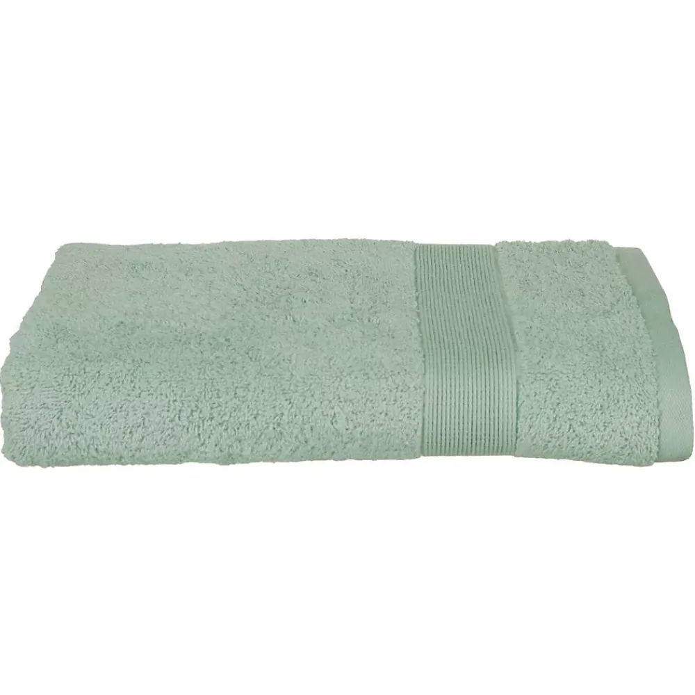 Serviette De Toilette|Atmosphera Créateur D'Intérieur Drap de douche Essentiel - coton 450 gr/m² - vert céladon 70x130 cm - Atmosphera