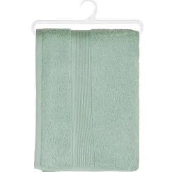 Serviette De Toilette|Atmosphera Créateur D'Intérieur Drap de douche Essentiel - coton 450 gr/m² - vert céladon 70x130 cm - Atmosphera