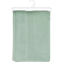 Serviette De Toilette|Atmosphera Créateur D'Intérieur Drap de douche Essentiel - coton 450 gr/m² - vert céladon 70x130 cm - Atmosphera