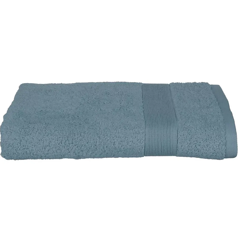 Serviette De Toilette|Atmosphera Créateur D'Intérieur Drap de douche Essentiel - coton 450 gr/m² - gris orage 70x130 cm - Atmosphera