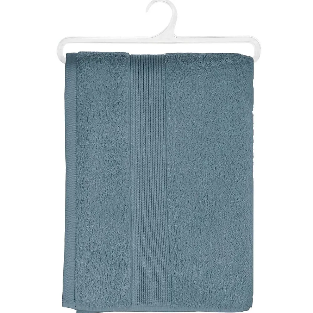Serviette De Toilette|Atmosphera Créateur D'Intérieur Drap de douche Essentiel - coton 450 gr/m² - gris orage 70x130 cm - Atmosphera