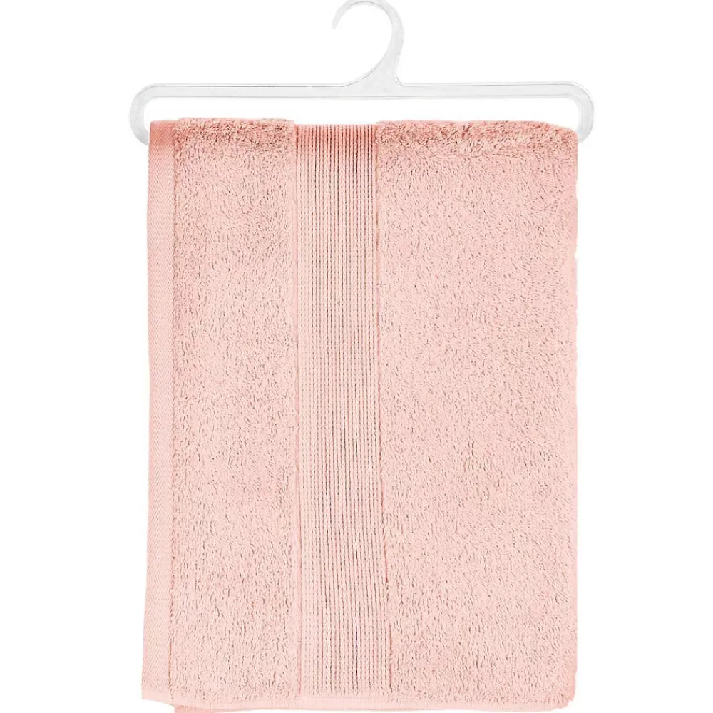 Atmosphera Créateur D'Intérieur Drap de douche Essentiel - coton 450 gr/m² - rose 70x130 cm - Atmosphera