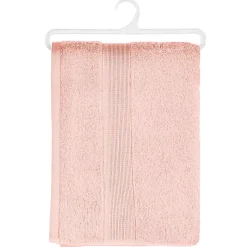 Atmosphera Créateur D'Intérieur Drap de douche Essentiel - coton 450 gr/m² - rose 70x130 cm - Atmosphera