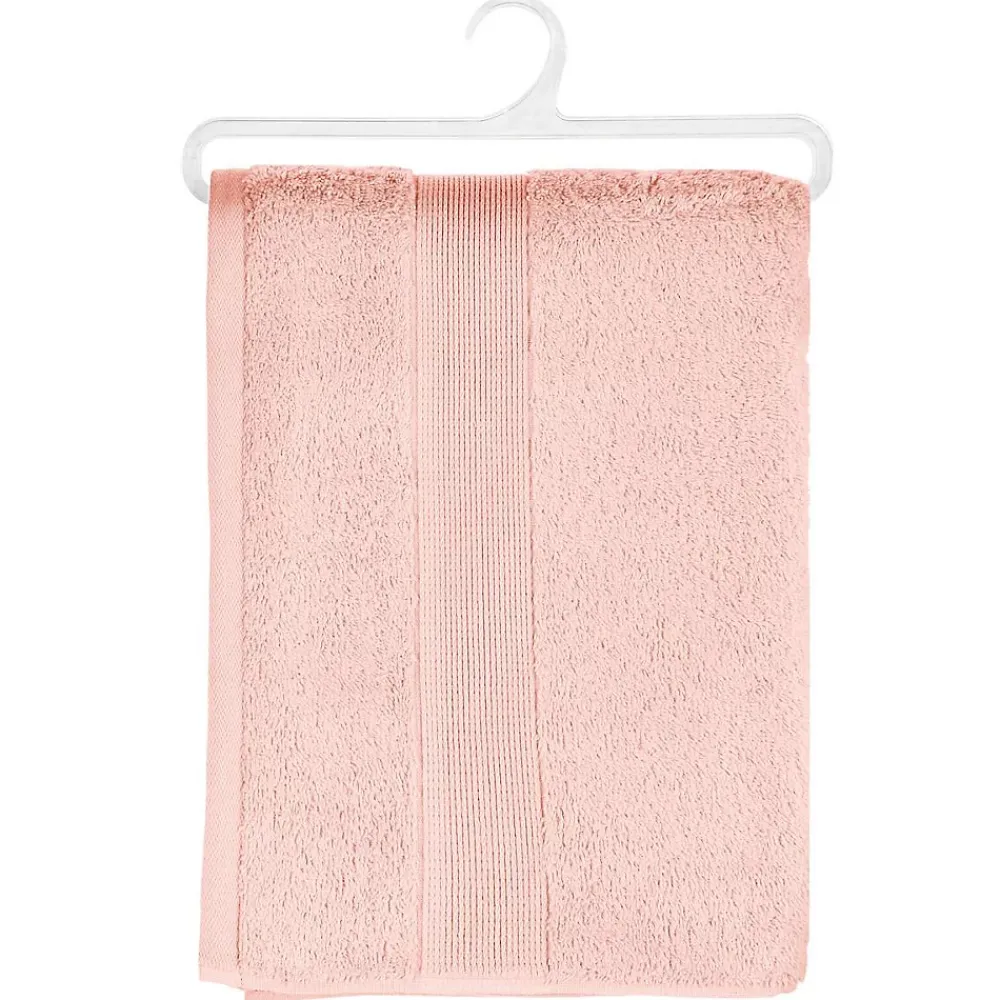 Atmosphera Créateur D'Intérieur Drap de douche Essentiel - coton 450 gr/m² - rose 70x130 cm - Atmosphera