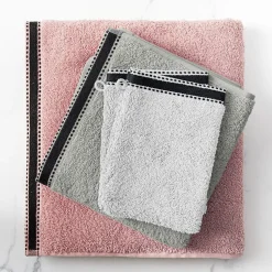 Atmosphera Créateur D'Intérieur Drap de douche Joia - coton 550 gr/m² - rose 70x130 cm - Atmosphera