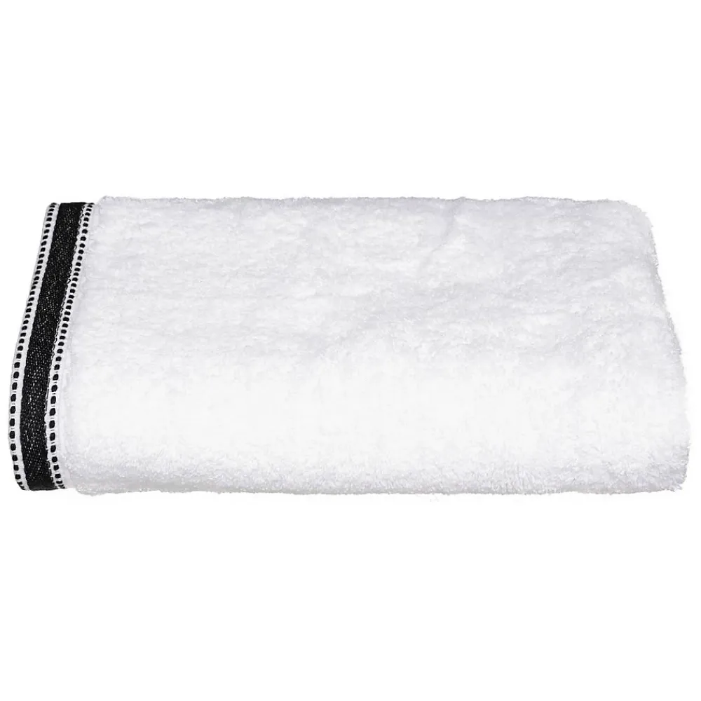 Serviette De Toilette|Atmosphera Créateur D'Intérieur Drap de douche Joia - coton 550 gr/m² - blanc 70x130 cm - Atmosphera