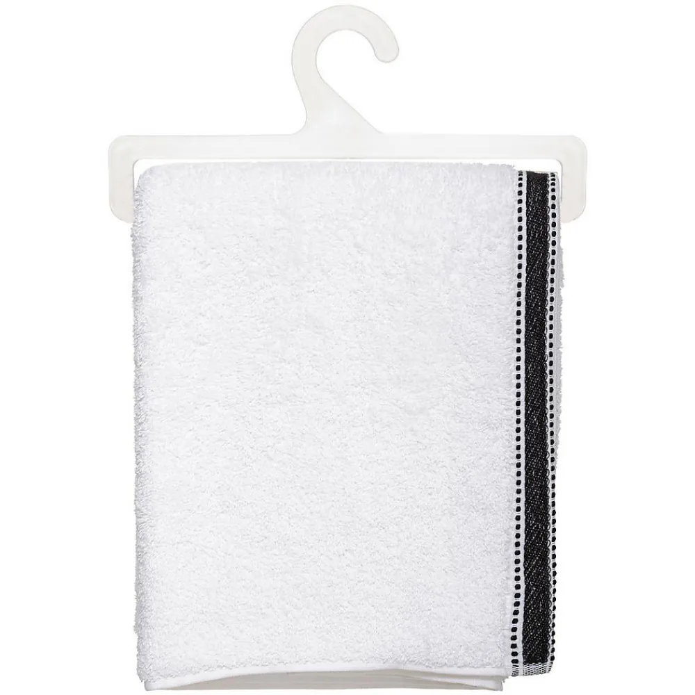 Serviette De Toilette|Atmosphera Créateur D'Intérieur Drap de douche Joia - coton 550 gr/m² - blanc 70x130 cm - Atmosphera