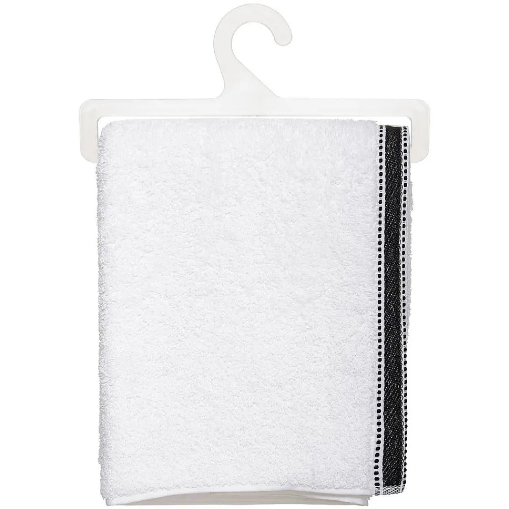Serviette De Toilette|Atmosphera Créateur D'Intérieur Drap de douche Joia - coton 550 gr/m² - blanc 70x130 cm - Atmosphera