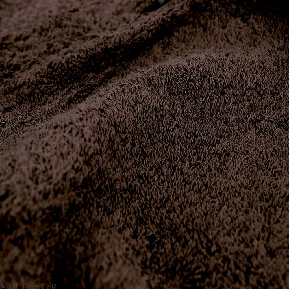 Serviette De Bain|Linnea Drap de douche 70x140 cm coton peigné ALBA chocolat