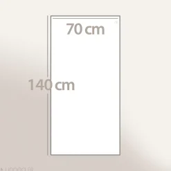 Serviette De Bain|Linnea Drap de douche 70x140 cm coton peigné ALBA argent