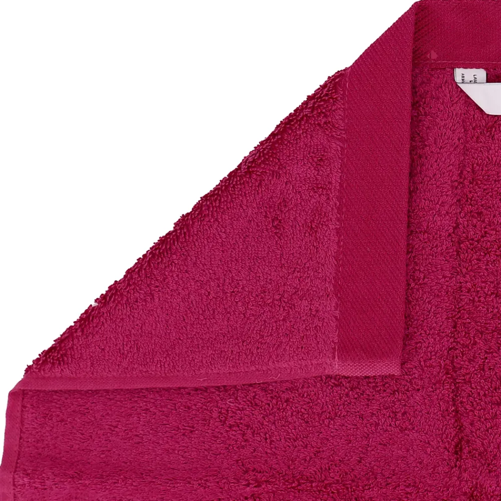 Serviette De Bain|Linnea Drap de douche 70x140 cm coton peigné ALBA prune