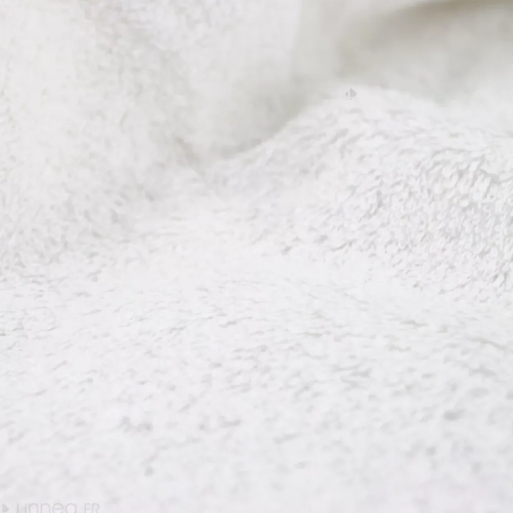 Linnea Drap de douche 70x140 cm coton peigné ALBA blanc