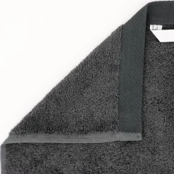 Serviette De Bain|Linnea Drap de douche 70x140 cm coton peigné ALBA anthracite