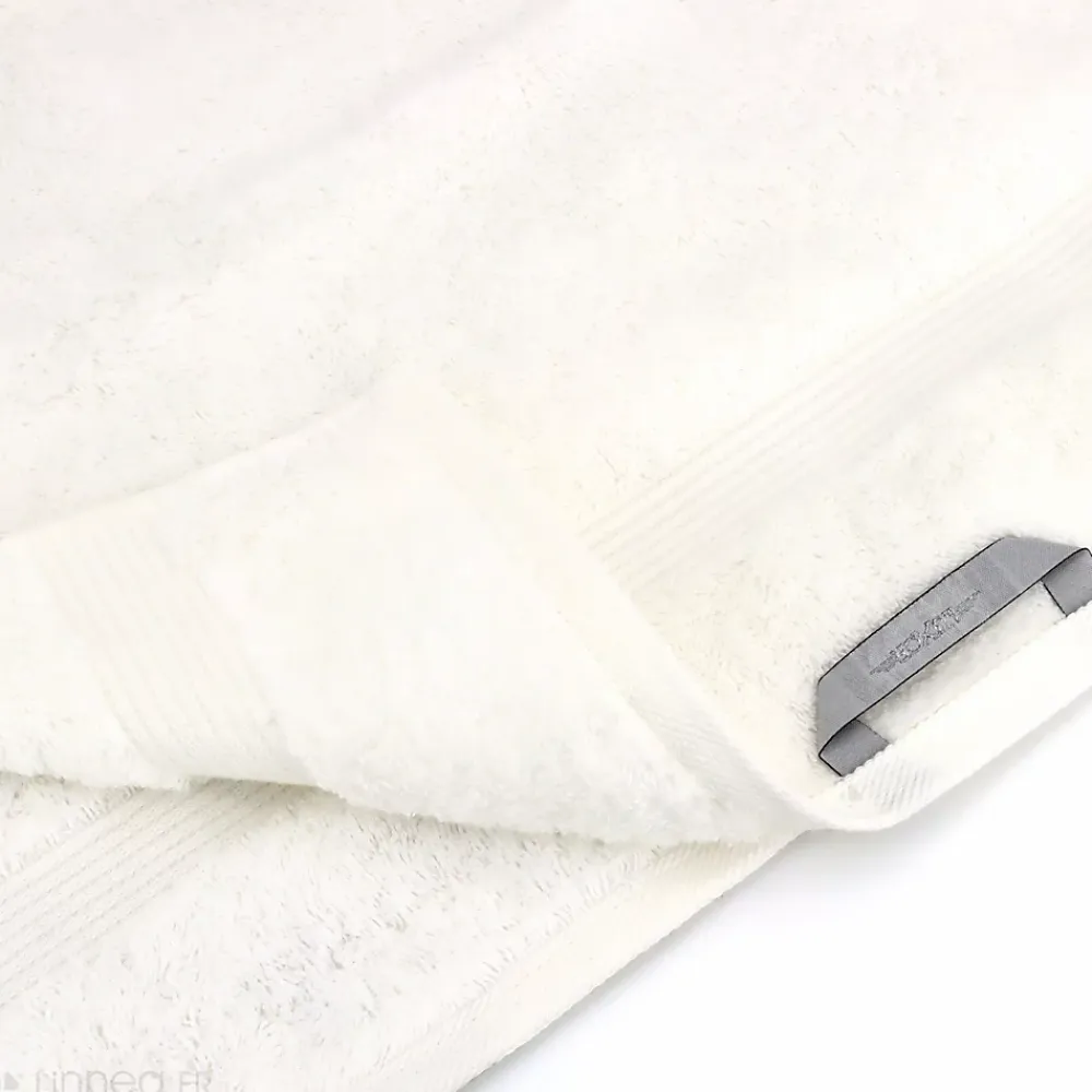 Linnea Drap de douche 70x130 cm LUXOR blanc crème