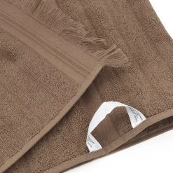 Linnea Drap de douche 70x140 cm NATURAL STRIPES marron