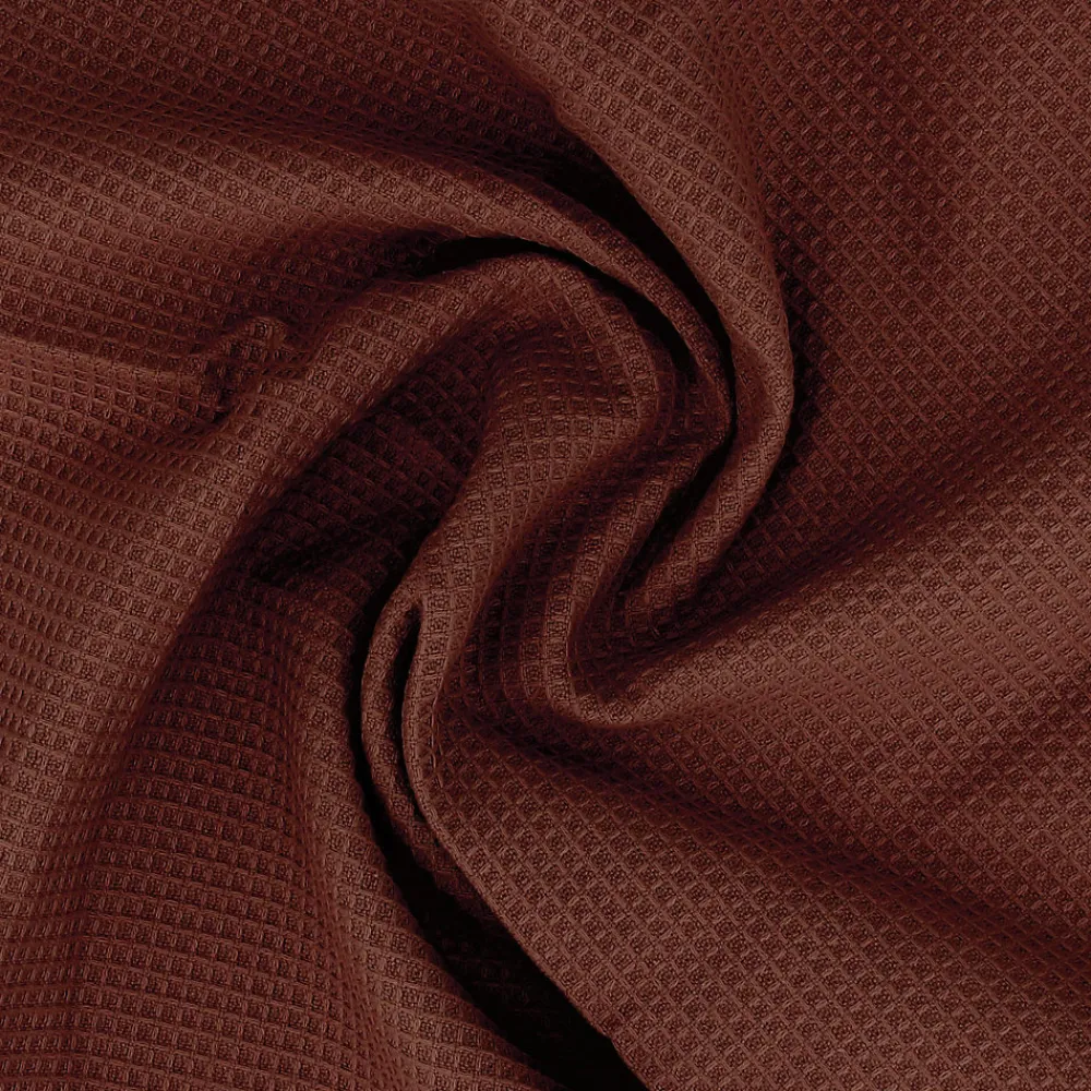Serviette De Bain|Linnea Drap de douche 70x140 cm nid d'abeille PURE WAFFLE 300 g/m² marron