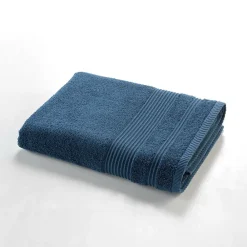 Serviette De Bain|Douceur D'Intérieur Drap de Douche 70x130 cm Éponge Unie Tendresse Saphir 600g/m²