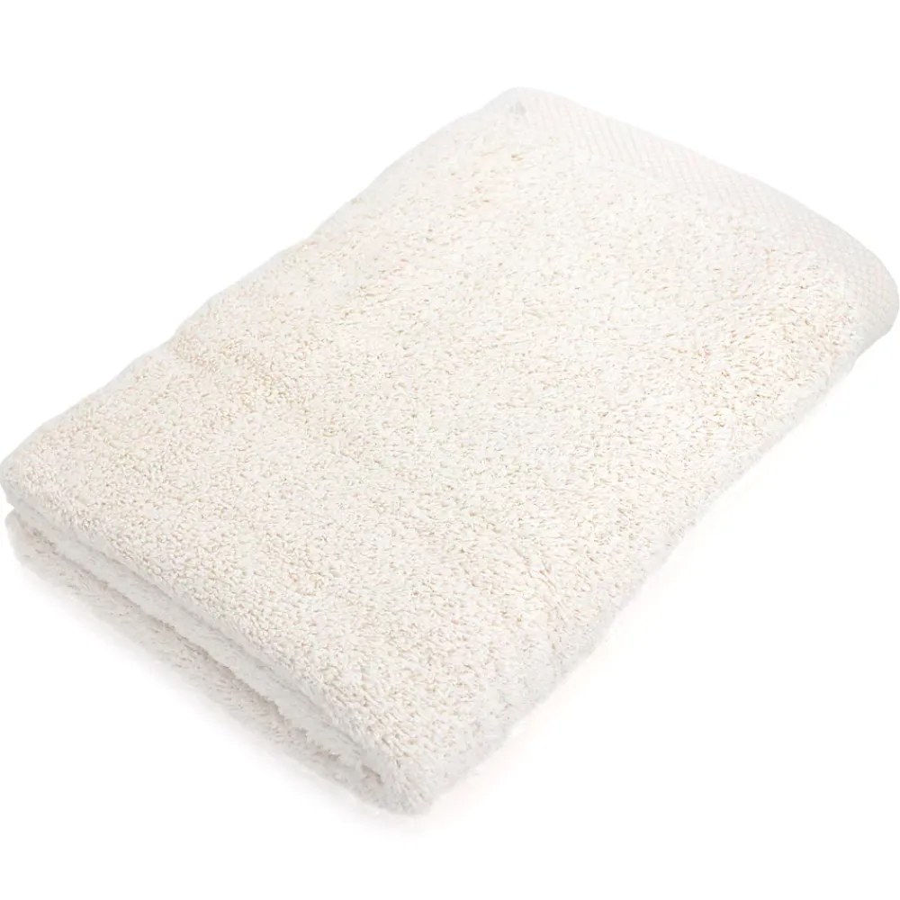 Serviette De Bain|Linnea Drap de douche 70x140 cm PURE Ivoire 550g/m2