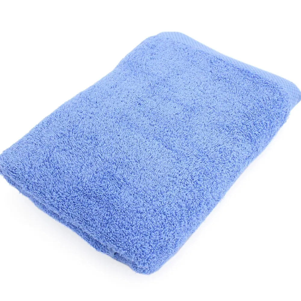 Linnea Drap de douche 70x140 cm PURE Bleu Mer 550g/m2