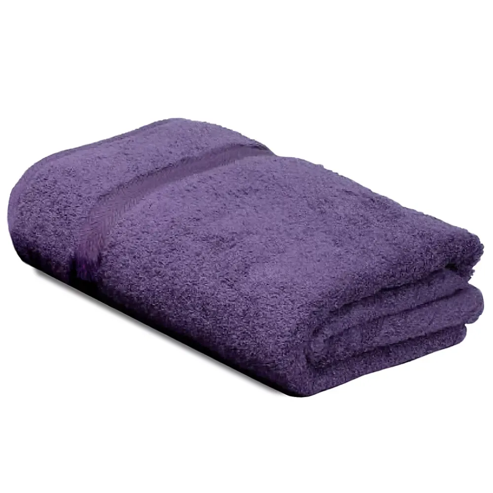 Serviette De Bain|Linnea Drap de douche 70x140 cm ROYAL CRESENT Prune 650g/m2