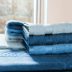 Linnea Drap de douche 70x140 cm ROYAL CRESENT Bleu Pâle 650g/m2