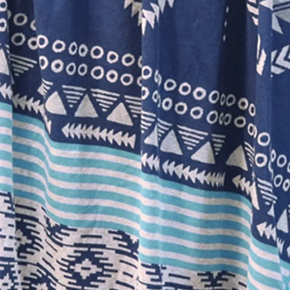 Linnea Drap de plage rond 180 cm INCA Bleu