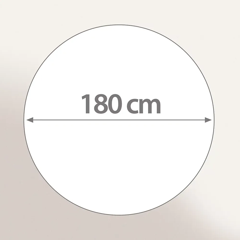 Linnea Drap de plage rond 180 cm INCA Bleu