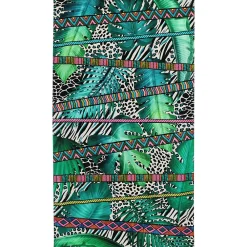 Linnea Drap de plage 100x180 cm JUNGLE Vert