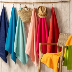 Serviette De Bain|Linnea Drap de plage 90x160 cm KUPARI noir