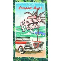 Linnea Drap de plage 100x180 cm POMPANO BEACH multicolore