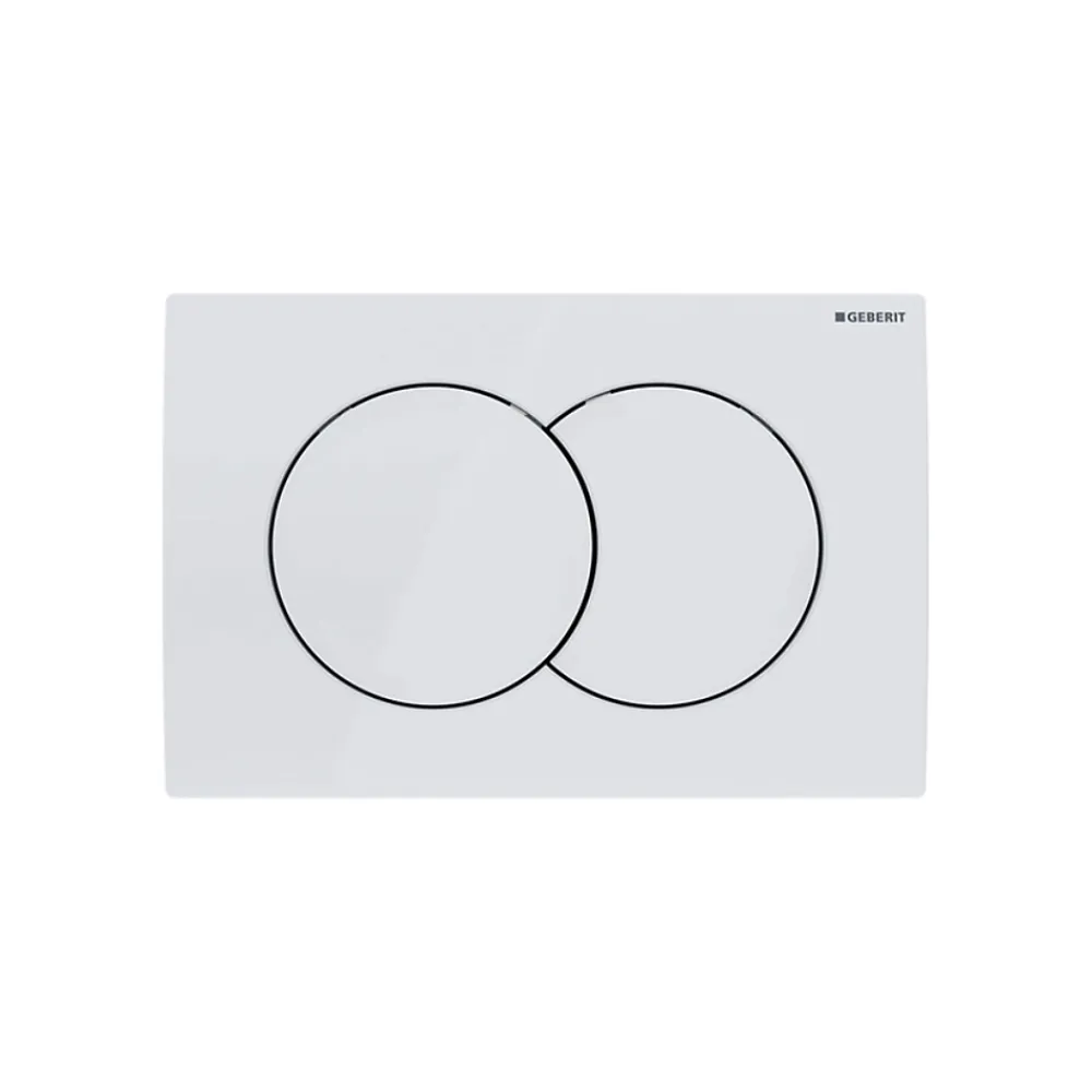 Wc Suspendu|Geberit Duofix pack WC bâti-support UP100 + WC suspendu sans bride Roca avec abattant SoftClose + plaque blanche (GEBROGAWR02-FR)