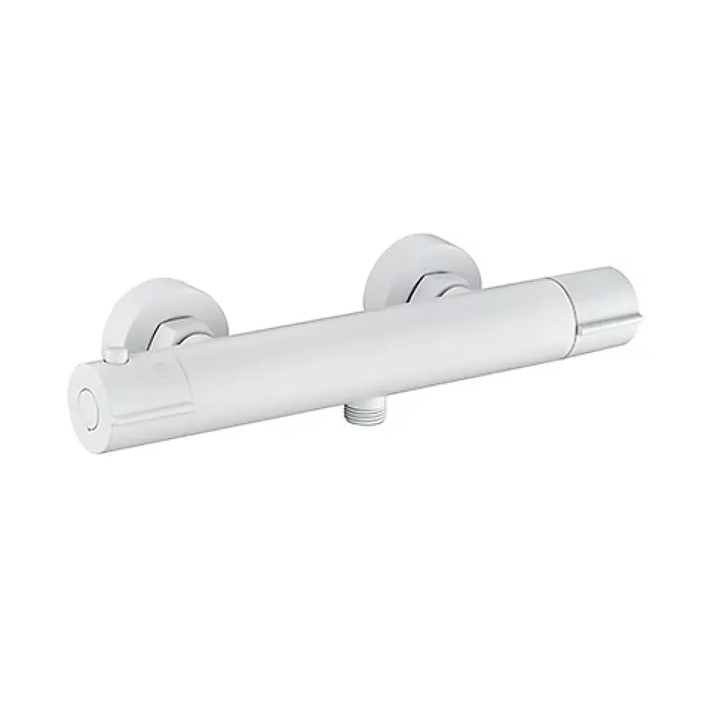 Robinet De Douche|Edouard Rousseau - Mitigeur thermostatique de douche AKILA - Corps froid - Débit 9,5 L par minute - 7 coloris disponibles