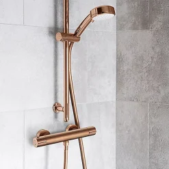 Edouard Rousseau - Mitigeur thermostatique de douche AKILA - Corps froid - Débit 9,5 L par minute - 7 coloris disponibles