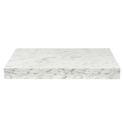 Egger Naturel plan vasque 83,5x8x50 cm, blanc effet marbre (DO8050MCB)