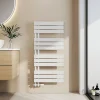 EMKE Radiateur Sèche-Serviettes à Eau Chaude Flat Panel - Blanc Brillant 104x50 cm - 529W