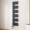 Sèche-Serviettes Électrique|EMKE Radiateur Sèche-Serviettes Électrique 1599x400 mm, Gris Anthracite 800W, WiFi, Modes Intelligents, IPX4
