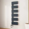 EMKE Radiateur Sèche-Serviettes Électrique 1599x500 mm, Gris Anthracite 1000W, WiFi, Modes Intelligents, IPX4