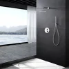 Colonne De Douche Encastrable|Imex Products Ensemble de douche CURVED à encastrer - Thermostatique Chromé BrillantChroméNoir matCanon de fusilOr brosséOr rose brossé Ensembl