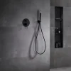 Imex Products Ensemble de douche CURVED à encastrer - mitigeur monocommande Noir (mat)ChroméNoir matCanon de fusilOr brosséOr rose brossé Ensem