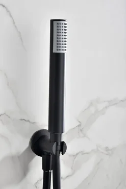 Colonne De Douche Encastrable|Imex Products Ensemble de douche CURVED à encastrer - Thermostatique Noir (mat)ChroméNoir matCanon de fusilOr brosséOr rose brossé Ensemble enc