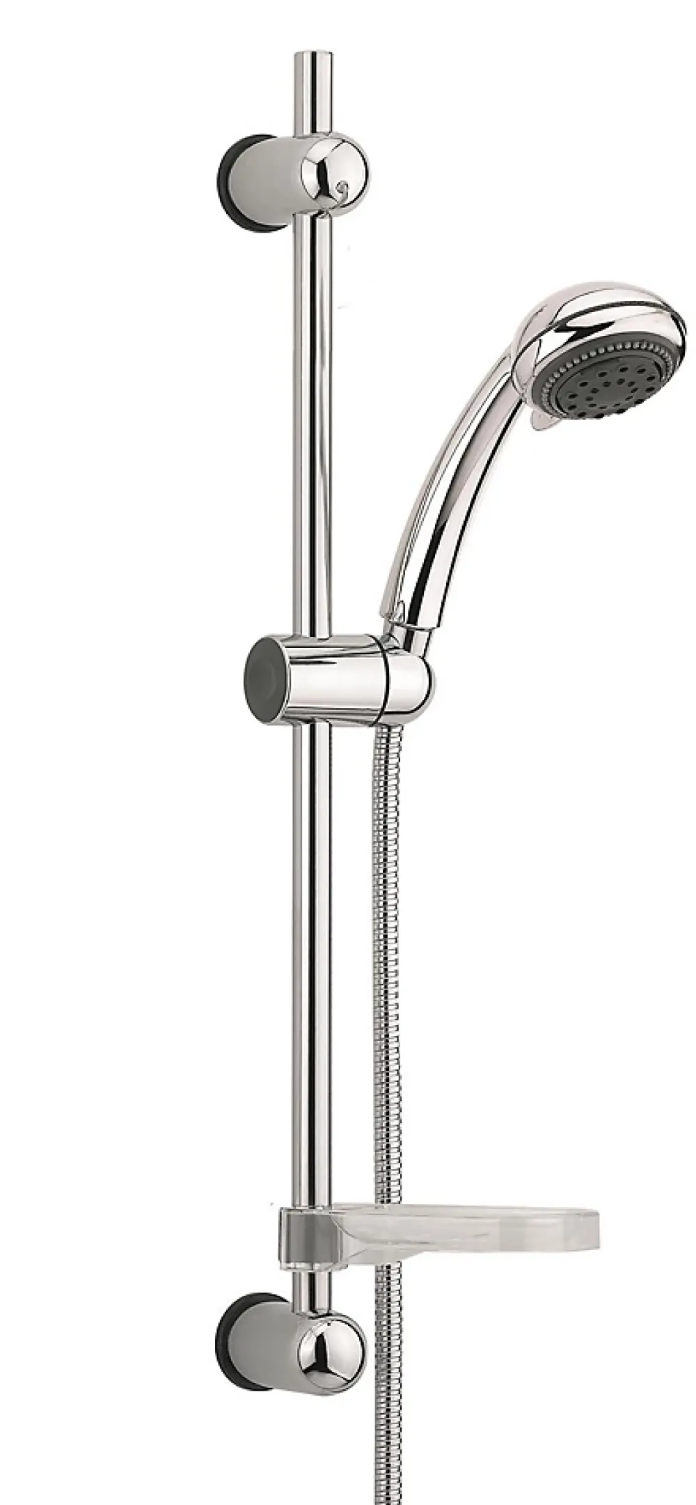 Valentin Ensemble de Douche Morgane 3 Jets - Barre 600 mm - Flexible 1,75 m - Chromé