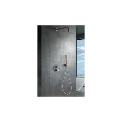 Imex Products Ensemble de douche TOUCHER à encastrer - Mitigeur thermostatique Or rose brossé Ensemble encastré douchette + tête de douche