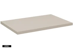 Otitec Ensemble de meuble de salle de bain - 60 cm - avec plan - avec colonne - 2 tiroirs - DANO