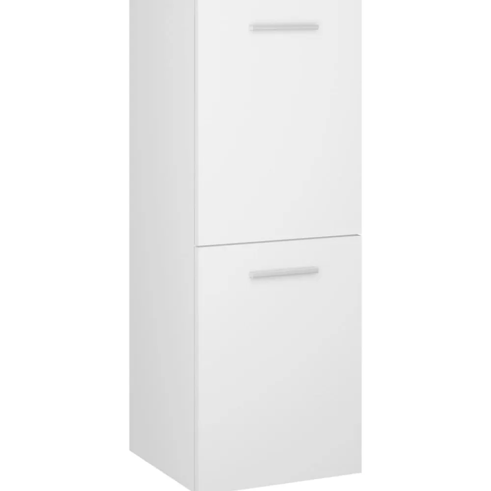 Vidaxl Ensemble de meubles de salle de bain - - 3070910 - Blanc - Bois d'ingénierie - Rangement spacieux