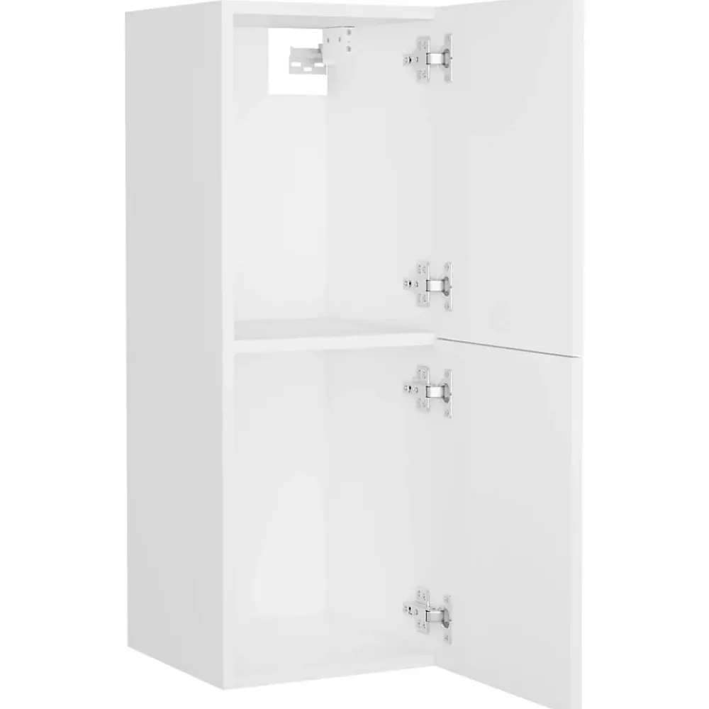 Vidaxl Ensemble de meubles de salle de bain - - 3070910 - Blanc - Bois d'ingénierie - Rangement spacieux