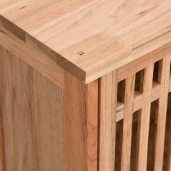 Vidaxl Ensemble de meubles de salle de bain 4 pcs Bois massif de noyer