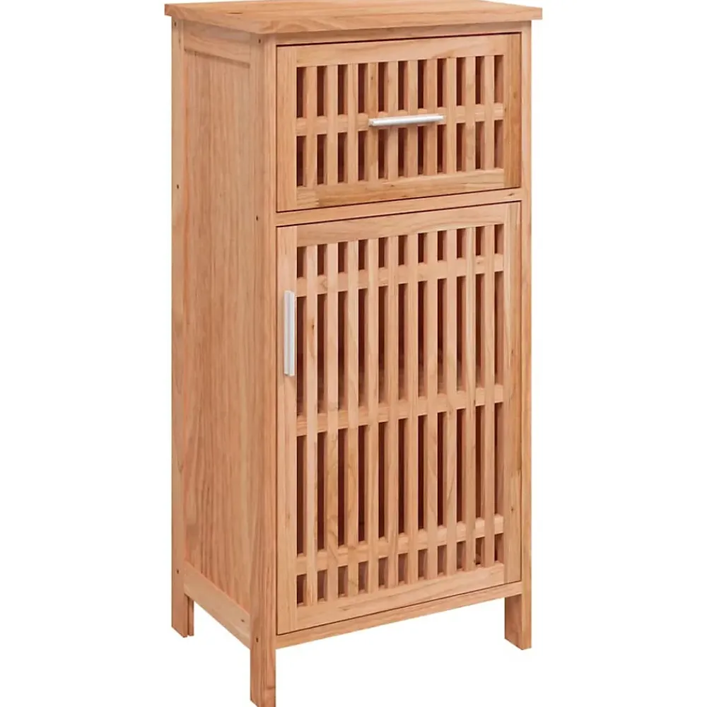 Vidaxl Ensemble de meubles de salle de bain 4 pcs Bois massif de noyer